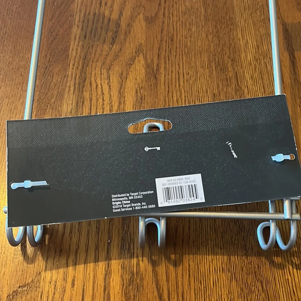 Over-the-Door Towel Hook Rack